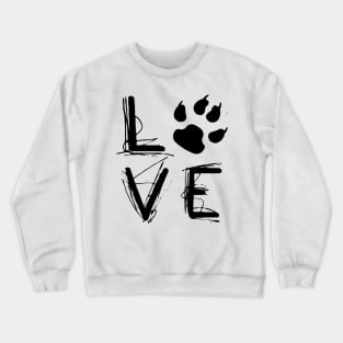 Love Cat Paw Crewneck Sweatshirt